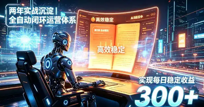 两年实战沉淀｜全自动闭环运营体系，实现每日稳定收益300+【揭秘】云学当下-创业资源网-知予轻创网-资源整合-互联网创业课程云学当下