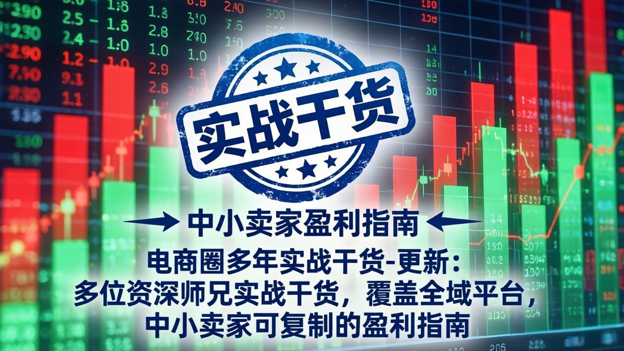 电商圈多年实战干货-更新5月10：多位资深师兄实战干货/覆盖全域平台，中小卖家可复制的盈利指南云学当下-创业资源网-知予轻创网-资源整合-互联网创业课程云学当下