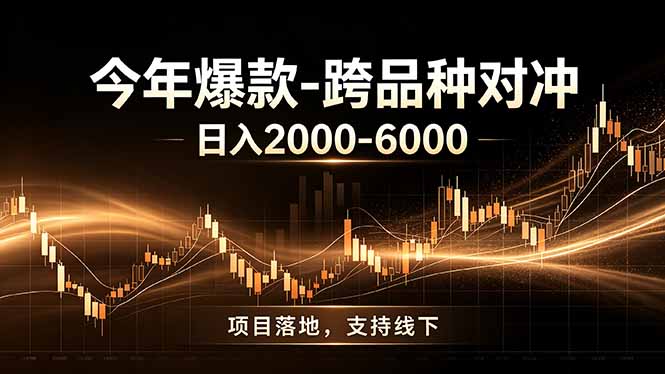 全新跨品种对冲模式上线！日稳定盈利 2000-6000，合规长久可批量放大云学当下-创业资源网-知予轻创网-资源整合-互联网创业课程云学当下