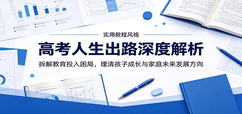 高考人生出路深度解析:拆解教育投入困局,理清孩子成长与家庭未来发展方向云学当下-创业资源网-知予轻创网-资源整合-互联网创业课程云学当下