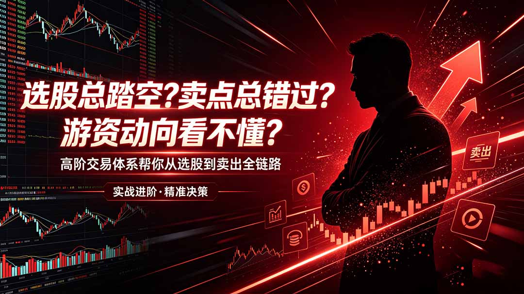 选股总踏空?卖点总错过?游资动向看不懂?高阶交易体系帮你从选股到卖出全链路(更新6月云学当下-创业资源网-知予轻创网-资源整合-互联网创业课程云学当下