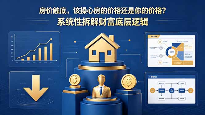 付费文章：房价触底，该操心房的价格还是你的价格？系统性拆解财富底层逻辑云学当下-创业资源网-知予轻创网-资源整合-互联网创业课程云学当下