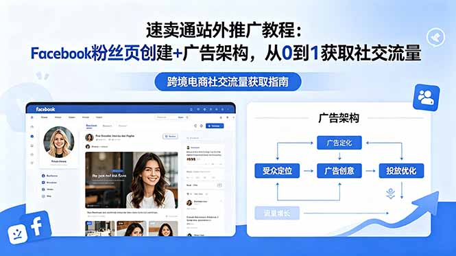 速卖通站外推广教程:Facebook粉丝页创建+广告架构,从0到1获取社交流量云学当下-创业资源网-知予轻创网-资源整合-互联网创业课程云学当下