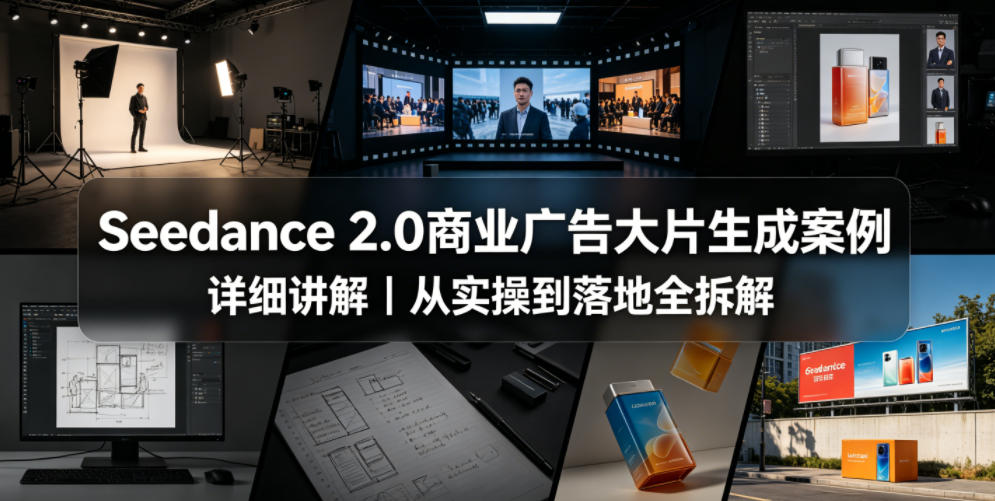 Seedance 2.0商业广告大片生成案例详细讲解｜从实操到落地全拆解云学当下-创业资源网-知予轻创网-资源整合-互联网创业课程云学当下