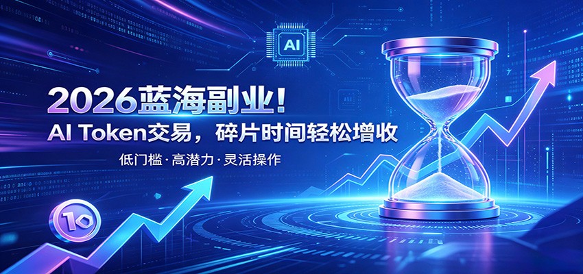 AI Token算力赛道！普通人可入局的数字副业，零门槛快速起步云学当下-创业资源网-知予轻创网-资源整合-互联网创业课程云学当下