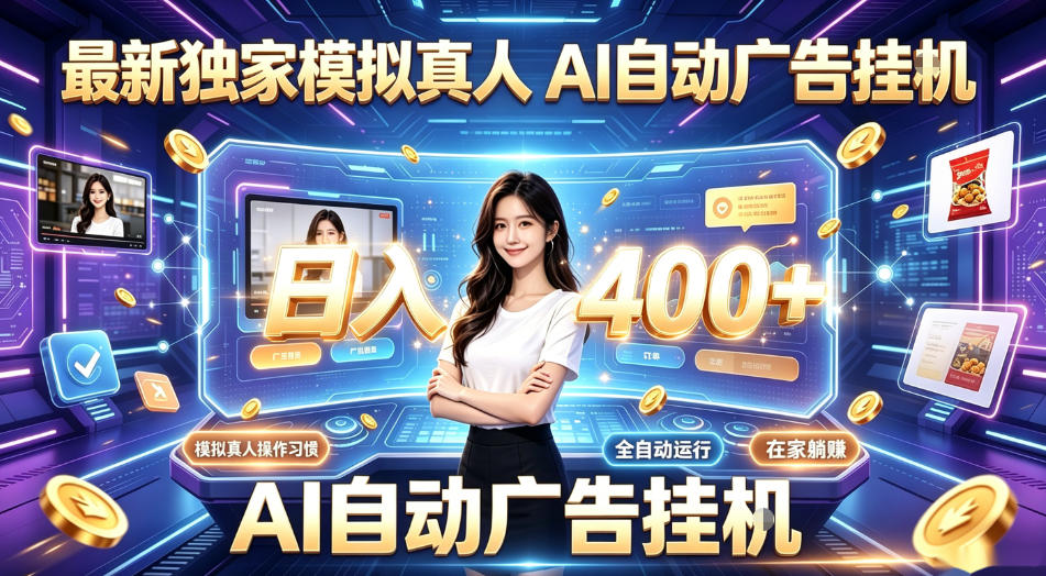 最新独家模拟真人，AI自动挂号挂G，日入400+，全程全自动运行，无需人工【揭秘】云学当下-创业资源网-知予轻创网-资源整合-互联网创业课程云学当下