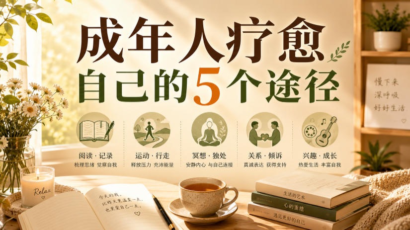 付费文章:成年人疗愈自己的5个途径云学当下-创业资源网-知予轻创网-资源整合-互联网创业课程云学当下