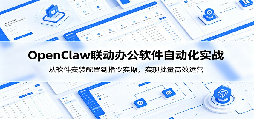 OpenClaw自动化实操课:从软件安装配置到指令实操,实现批量高效运营云学当下-创业资源网-知予轻创网-资源整合-互联网创业课程云学当下