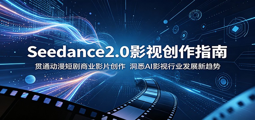 Seedance2.0影视创作指南:贯通动漫短剧商业影片创作,洞悉AI影视行业发展新趋势云学当下-创业资源网-知予轻创网-资源整合-互联网创业课程云学当下