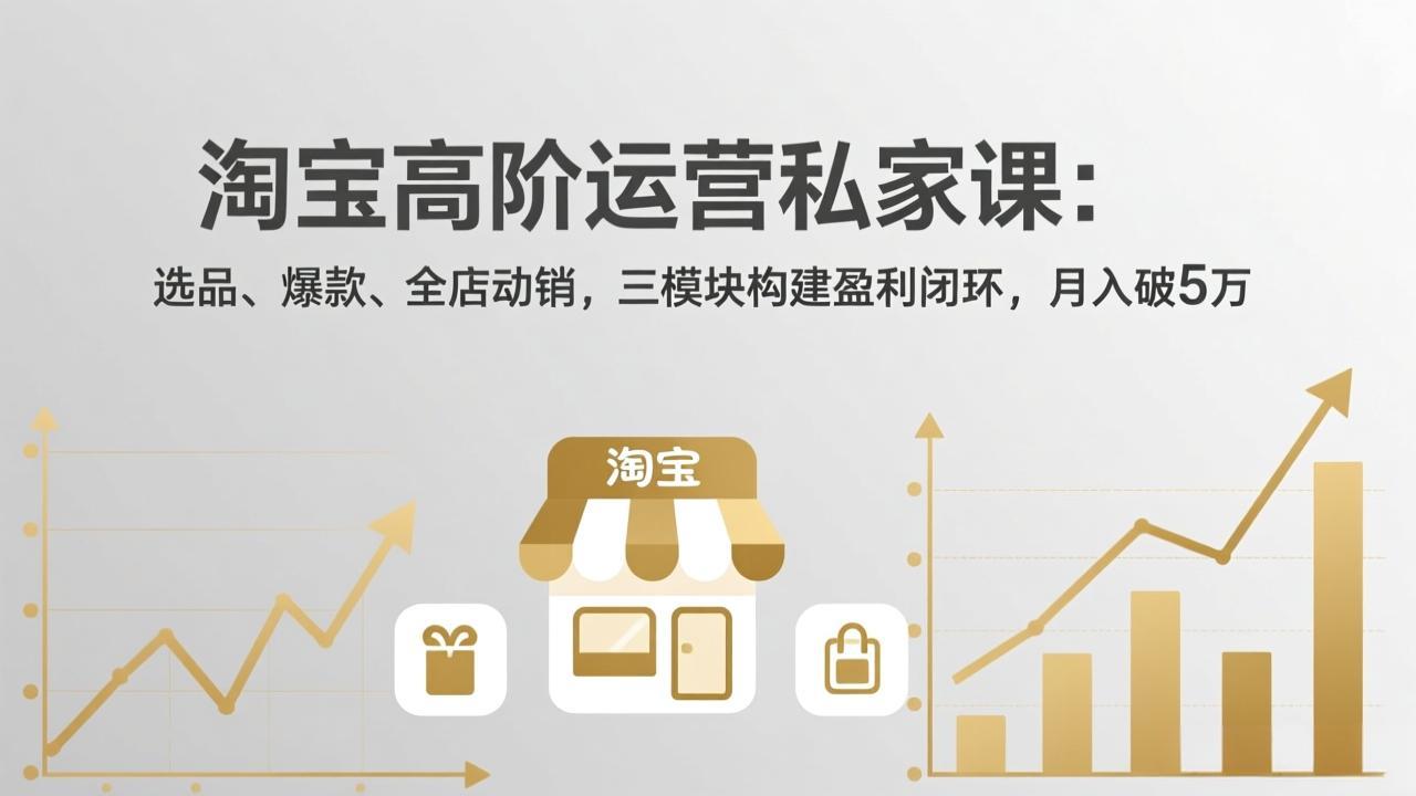 淘宝高阶运营私家课(更新26年4月-云学当下