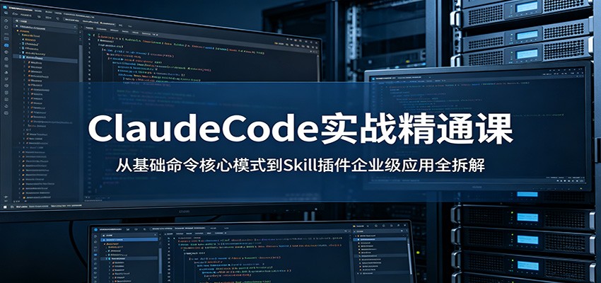 ClaudeCode实战精通课:从基础命令核心模式到Skill插件企业级应用全拆解云学当下-创业资源网-知予轻创网-资源整合-互联网创业课程云学当下
