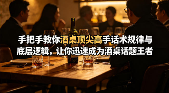 付费文章：手把手教你酒桌顶尖高手话术规律与底层逻辑，让你迅速成为酒桌话题王者(二十年全网独家经验分享)云学当下-创业资源网-知予轻创网-资源整合-互联网创业课程云学当下