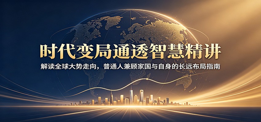 时代变局通透智慧精讲：解读全球大势走向，普通人兼顾家国与自身的长远布局指南云学当下-创业资源网-知予轻创网-资源整合-互联网创业课程云学当下