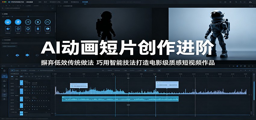 AI动画短片创作进阶：摒弃低效传统做法，巧用智能技法打造电影级质感短视频作品云学当下-创业资源网-知予轻创网-资源整合-互联网创业课程云学当下