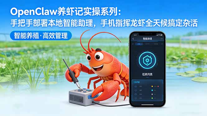OpenClaw养虾记实操系列-更新：手把手部署本地智能助理，手机指挥龙虾全天候搞定杂活-云学当下