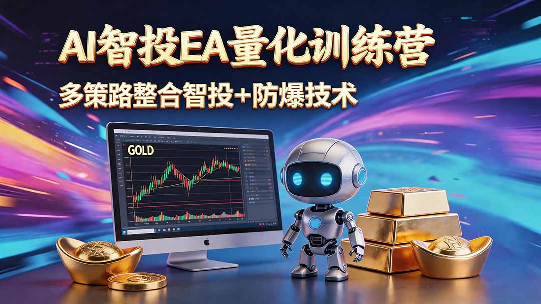 AI智投EA量化运营技术,自动化黄金操盘技术,小白也可以轻松上手日入1000+云学当下-创业资源网-知予轻创网-资源整合-互联网创业课程云学当下