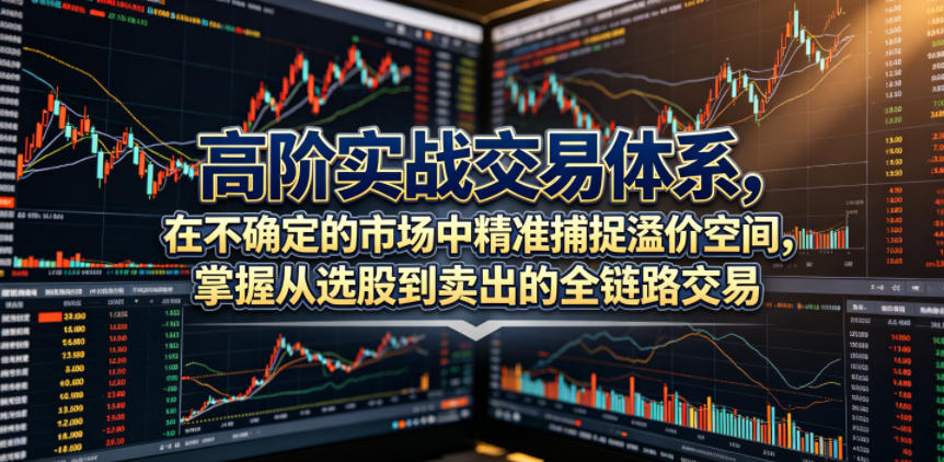 高阶实战交易体系,在不确定的市场中精准捕捉溢价空间,掌握从选股到卖出的全链路交易心法(更新6月)云学当下-创业资源网-知予轻创网-资源整合-互联网创业课程云学当下