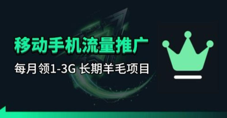 手机流量领取推广_每月一轮，刚需类的长期项目-云学当下