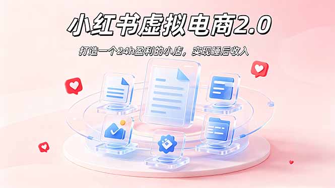 2026 年最强风口掘金项目：AI小红书虚拟电商，布局搜索流量，每日躺赚500+云学当下-创业资源网-知予轻创网-资源整合-互联网创业课程云学当下