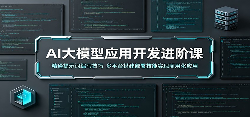 AI大模型应用开发进阶课：精通提示词编写技巧，多平台搭建部署技能实现商用化应用云学当下-创业资源网-知予轻创网-资源整合-互联网创业课程云学当下