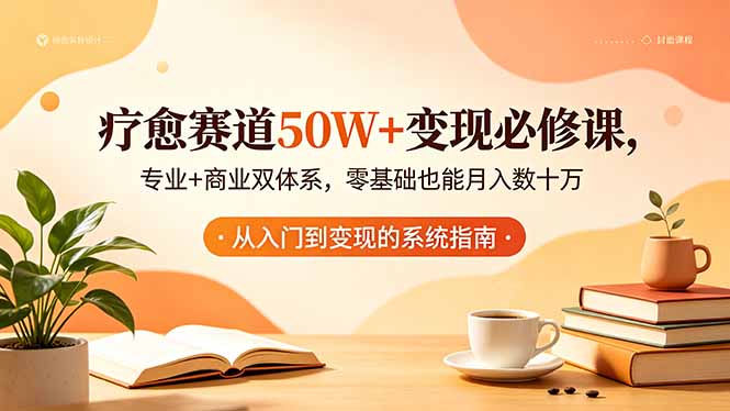 疗愈赛道50W+变现必修课,专业+商业双体系,零基础也能月入数十万云学当下-创业资源网-知予轻创网-资源整合-互联网创业课程云学当下